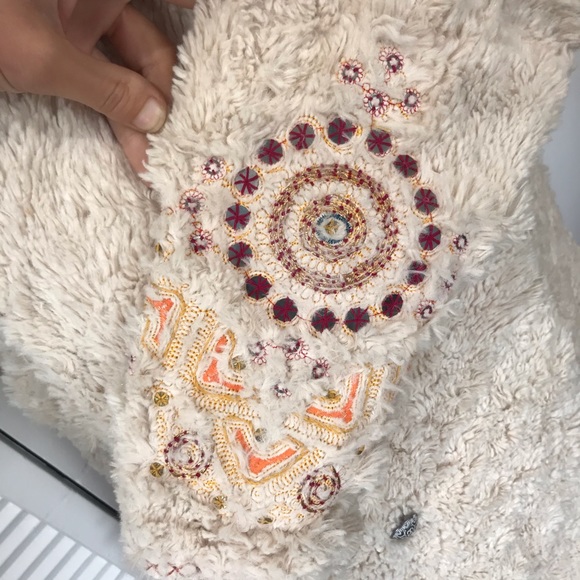 FP Faux Fur with Embellished Sleeves - Picture 6 of 8